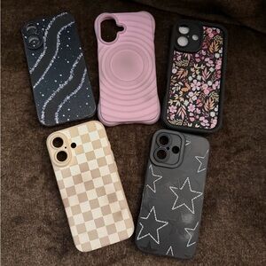 Elegant Multi-Color Phone Case Set
